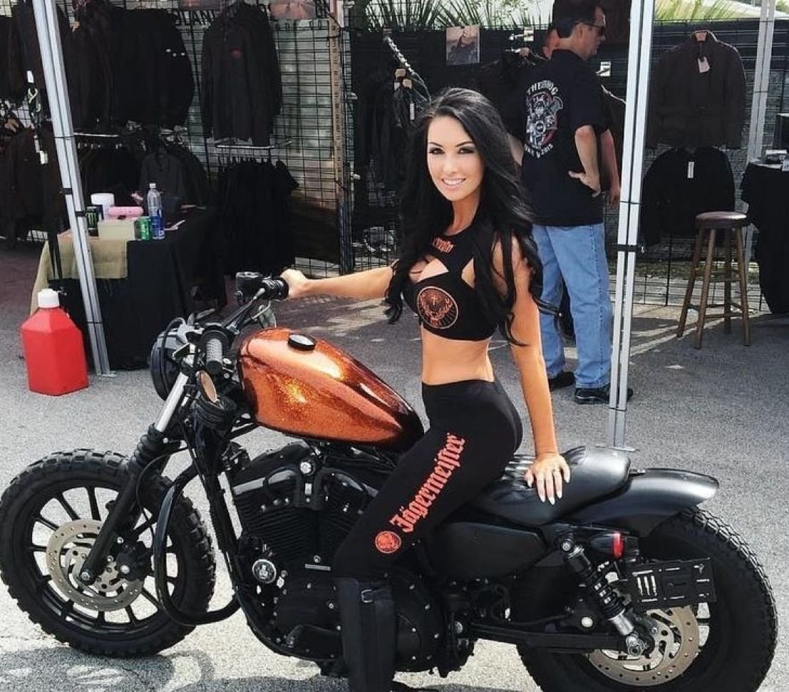 Beautiful girls and bikes in Indianapolis